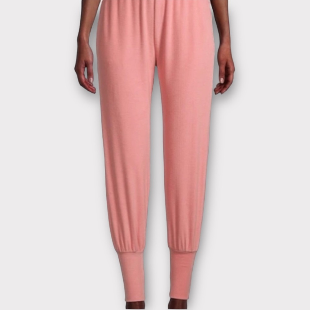 Walter Baker Women’s Jogger Sweatpants XS Coral Barbiecore Cozycore Casual NWT